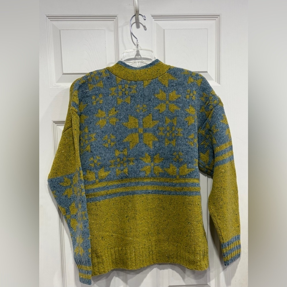 SmartWool Women's Medium Cozy Lodge Fair Isle Cardigan Sweater Merino Wool NWT - Picture 3 of 6